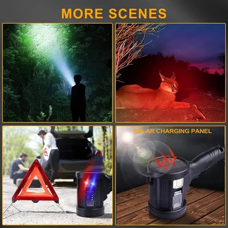 LINTERNA LED POTENTE RECARGABLE