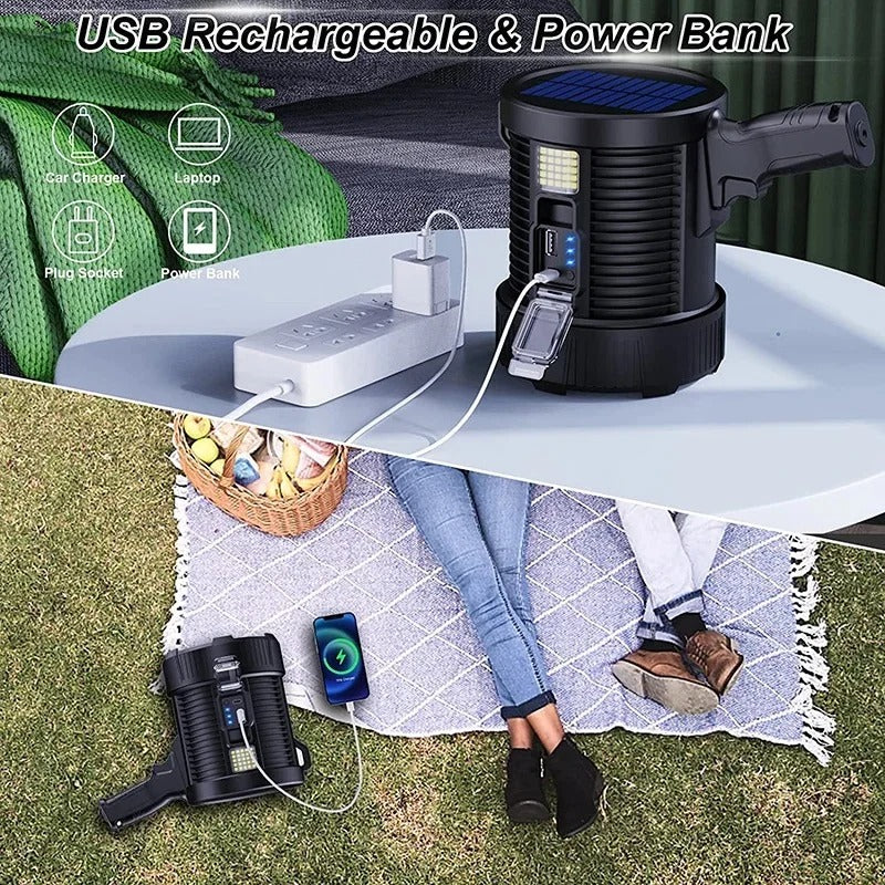 LINTERNA LED POTENTE RECARGABLE